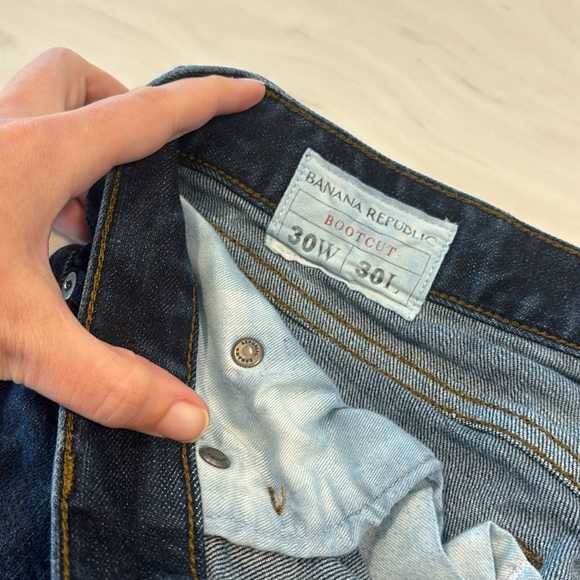 Banana republic boot cut 30 x 30 men’s jeans. - Picture 5 of 8